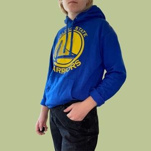 Golden State Warriors Blue Hooded Sweatshirt